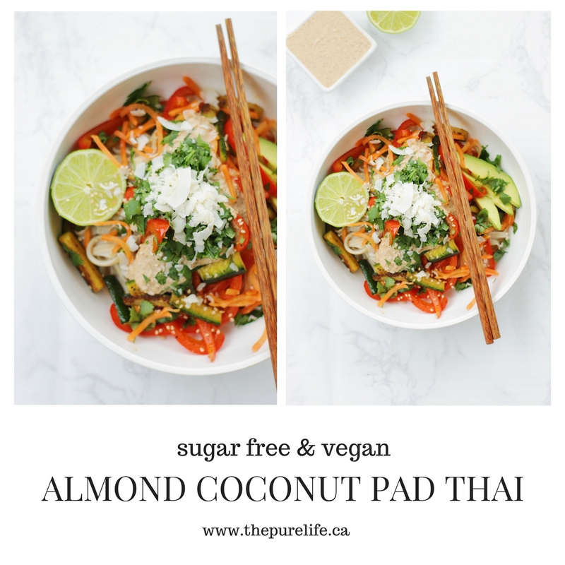 Almond Coconut Pad Thai