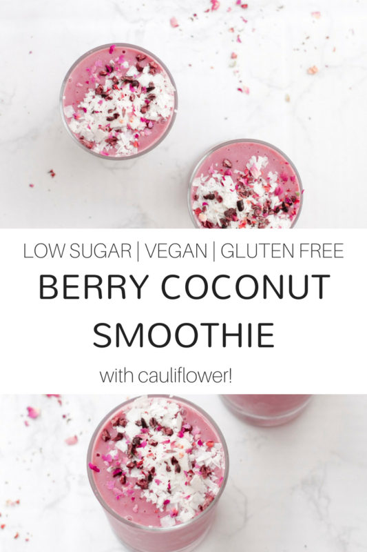 Berry Coconut Smoothie - The Pure Life