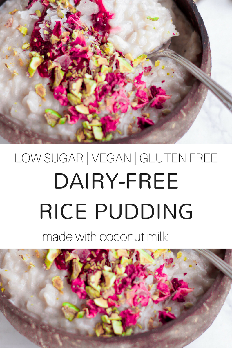 dairy free rice pudding