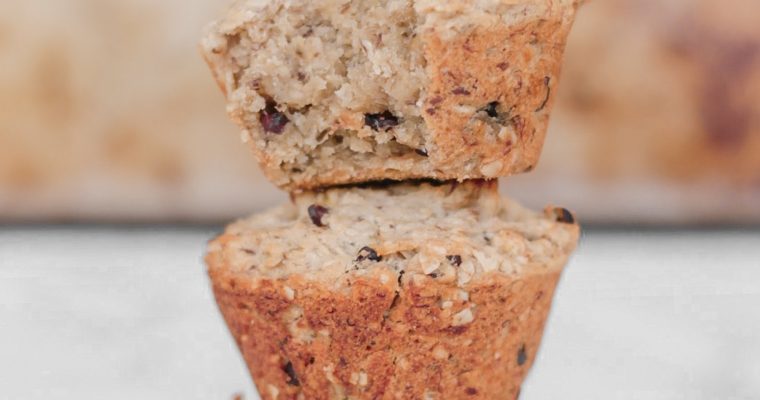 Banana Oat Protein Muffins