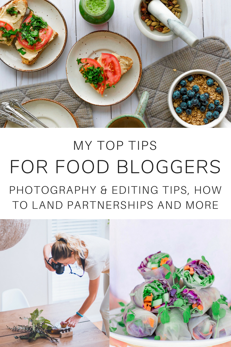 Food Blogging Tips
